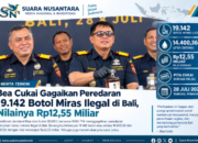 Bea Cukai Gagalkan Peredaran 19.142 Botol Miras Ilegal di Bali, Nilainya Rp12,55 Miliar