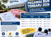 Gaji Pegawai BGN 2026 Mencapai Rp33,24 Juta, Berikut Rincian Tukin Berdasarkan Kelas Jabatan